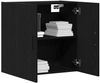 vidaXL Wandmontierter Schrank Schwarz Eichen-Optik 60 x 31 x 60 cm 862946 Bild 3