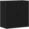 vidaXL Wandmontierter Schrank Schwarz Eichen-Optik 60 x 31 x 60 cm 862946 Bild 2