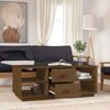 Couchtisch Honigbraun 100 x 50 x 41 cm Massivholz Kiefer [818273] Bild 3