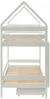 Vente-unique - CHORI Bett Holz, Platte Weiß - B 96 cm x H 200 cm x L 196 cm Bild 4