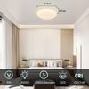 ZMH Deckenleuchte Wohnzimmer Ø16.5CM Rund 5W Küchenlampe 3000/4000/6500K Flur, Augenschutz, Warmweiß, Sternen-Design Schlafzimmerlampe Küche Büro Bild 3