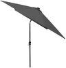Sonnenschirm, Terrassenschirm mit LEDs und Stahl-Mast Anthrazit 2x3 m Bild 5