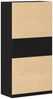 vidaXL Kleiderschrank mit Regal Schwarz Eichen-Optik 100 x 50 x 200 cm 3329297 Bild 5