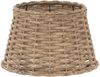 Lampenschirm | Leuchtenschirm Braun Ø38x23 cm Korbweide SH210 Bild 2