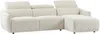 Vente-unique - TAZIZA Sofa Stoff Beige - B 166 cm x H 78 cm x L 286 cm Bild 4