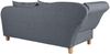 Recamiere mit Armteil links klappbar Katia Bezug Flachgewebe Buche natur / denim 22658 Bild 4