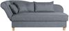 Recamiere mit Armteil links klappbar Katia Bezug Flachgewebe Buche natur / denim 22658 Bild 2