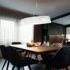 Design Deckenleuchte mit gemustertem Glas Bild 2