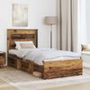 vidaXL Bettrahmen Altholz 90 x 200 cm Massives Kiefernholz 3410142 Bild 3