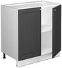 Midischrank Fame-Line Anthrazit-Gold 80 x 82 cm mit Regal, ohne Arbeitsplatte Vicco Bild 2