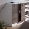 Küchenschrank für Dachschrägen R-Line Edelgrau 80 cm mit 2 Türen, Schrankkorpus 60 cm Tiefe Vicco Bild 4