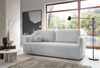Selsey 'Lambina' 3-Sitzer Sofa mit Schlaffunktion und Bettkasten, Bouclé, Hellgrau Bild 2