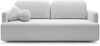 Selsey 'Lambina' 3-Sitzer Sofa mit Schlaffunktion und Bettkasten, Bouclé, Hellgrau Bild 5