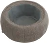 Vente-unique - SORIELI Couchtisch Holz, PlatteStoff Schokoladenbraun - B 85 cm x H 37 cm x L 85 cm Bild 4