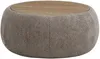 Vente-unique - SORIELI Couchtisch Holz, PlatteStoff Schokoladenbraun - B 85 cm x H 37 cm x L 85 cm Bild 2