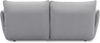 DOMO. collection Ecksofa 800 022, kleines Modulsofa in L-Form mit Taschenfederkern und attraktiver Biese-Naht, Sofa, Polsterecke, Eckcouch 194 x 168 x 79 cm (BxTxH), hellgrau Bild 4