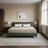vidaXL Ganzjahresbettdecke Gepolstert Hellgrau 220 x 260 cm 42026251 Bild 4