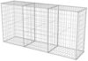 vidaXL Gabionenkorb Stahl 200×50×100 cm 142552 Bild 2