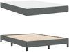 vidaXL Boxspringbett mit Matratze Dunkelgrau 140 x 200 cm Stoff 3398494 Bild 5