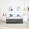 vidaXL Boxspringbett mit Matratze Dunkelgrau 140 x 200 cm Stoff 3398494 Bild 3