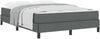 vidaXL Boxspringbett mit Matratze Dunkelgrau 140 x 200 cm Stoff 3398494 Bild 2