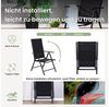 PHI VILLA Garten-Essgruppe, (6 Verstellbar mit 7 Sitzpositionen Gartenstühle klappbar, Terrassenmöbel Balkonmöbel Gartengarnitur Gartenmöbel Set), Wetterfest Garten Sitzgruppe Bild 2