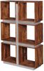 Bücherregal Regal Raumteiler NUKA 85x30x135 cm Holz Sheesham Landhaus Bild 4