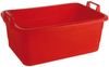 Wanne eckig 62 cm/45 l rot Bild 2
