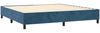 vidaXL Boxspringbett mit Matratze Dunkelblau 200x200 cm Samt 3132943 Bild 4