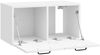 vidaXL Wandmontierter TV-Schrank Hochglanz Weiß 59,5 x 31 x 30 cm 898709 Bild 3