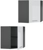 Eckhängeschrank R-Line Weiß Hochglanz 57 cm Vicco Bild 5