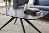 Couchtisch >Elias< in schwarz, Glas, Metall - 110x44x70cm (BxHxT) Bild 4