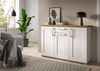 Kommode >Verona< in Sibiu Lärche, Spannplatte/Spannplatte - 137x92x39cm (BxHxT) Bild 5
