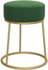 vidaXL Runder Hocker Grün Samt 340253 Bild 2