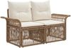 vidaXL Gartensofa-set 5 pcs Beige Poly-Rattan 3434826 Bild 4