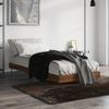 vidaXL Bettgestell ohne Matratze Braun Eiche 75x190 cm Holzwerkstoff 832316 Bild 4