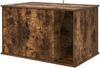 vidaXL Katzenhaus Geräucherte Eiche 85 x 55 x 50 cm Holzwerkstoff 8000739 Bild 2