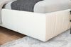KAWOLA Bett HENRY Polsterbett Leder weiß 180x200cm Bild 5