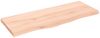 vidaXL Tischplatte 100x40x(2-4) cm Massivholz Eiche Unbehandelt 3156300 Bild 2
