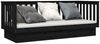 vidaXL Tagesbett, 90x190 cm, Massivholz Kiefer, Schwarz Bild 3