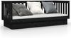 vidaXL Tagesbett, 90x190 cm, Massivholz Kiefer, Schwarz Bild 2