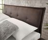 Bett und Nachttisch Ward in Used Wood Shabby und Matera grau Liegefläche 140 x 200 cm Set 2-tlg. Bild 2