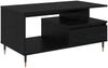 vidaXL Couchtisch Schwarz Eichen-Optik 90 x 49 x 45 cm Holzwerkstoff 882707 Bild 2
