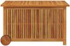 vidaXL Gartentruhe mit Rollen 90x50x58 cm Massivholz Akazie 319711 Bild 4