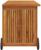 vidaXL Gartentruhe mit Rollen 90x50x58 cm Massivholz Akazie 319711 Bild 5