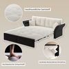 Celya Schlafsofa 203 cm ausziehbar, 3-in-1 Konvertibles, mit Tufting und 2 weichen Kissen Bild 4