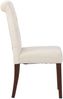 Esszimmerstuhl WALES Samt - 98x45x63cm, creme, Holz Gestell Stühle Esszimmerstühle Stuhl Esszimmer Esstisch Stühle Küchenstuhl Bild 3