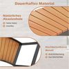 COSTWAY Gartenbank (1-St), ohne Rückenlehne, wetterfest, 2-3 Sitzer, 360kg, Akazienholz Bild 3