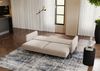 Selsey 'Solianero' 3-Sitzer-Sofa mit Schlaffunktion, beige, 223 cm ca. 95 x 223 x 96 cm Bild 3