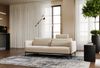 Selsey 'Solianero' 3-Sitzer-Sofa mit Schlaffunktion, beige, 223 cm ca. 95 x 223 x 96 cm Bild 2